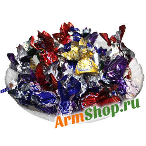 Конфеты кремовые в шоколаде "Трюфель Микс" 1 кг "Grand Candy" 