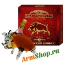 Армянский Коньяк сувенирный Кабан 0,25 л 40% 5 лет выдержки п/у "Шахназарян"