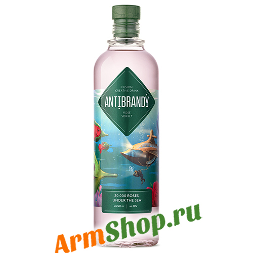 Спиртной Напиток "Антибренди" Абрикос и Роза 0.5л 38% ООО "Арегак" КЗ