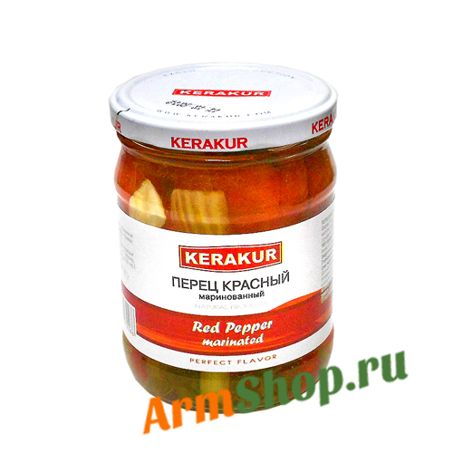 Перец Красный Маринованный Керакур  500г