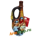Вино Киндзмараули Красное полусладкое "Кувшин Деревня" 0,75л 10,5-13% "Кварельский погреб"