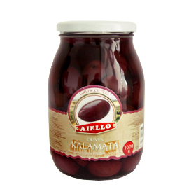 Натуральные оливки Aiello Kalamata 1020гр