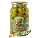  Оливки Зеленые с косточкой "Halkidiki" 1020 гр "Aiello "
