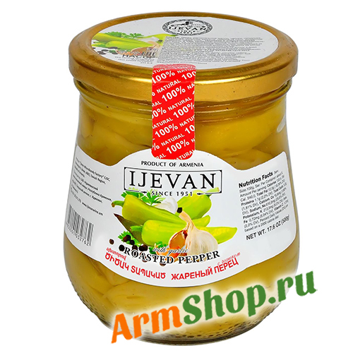 Перец жареный  с чесноком Иджеван  600г