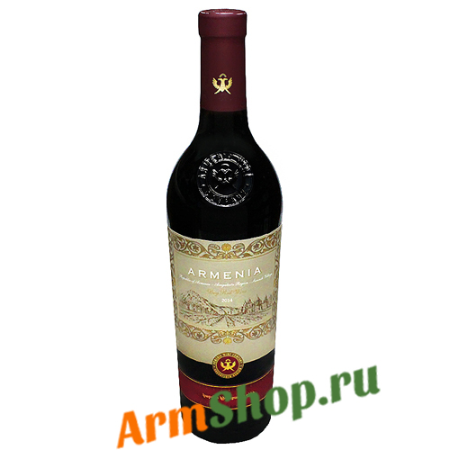 Вино "Армения" Красное сухое 0,75л 12,5% 2010