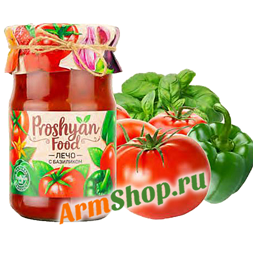 Лечо Basilico 650 гр "PROSHYAN FOOD"