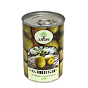 Оливки зеленые с косточкой 300 гр ж/б AMADO