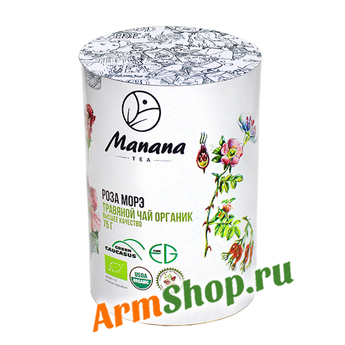 Травяной чай органик Роза Морэ "MANANA" 75 гр "Файн Фуд"