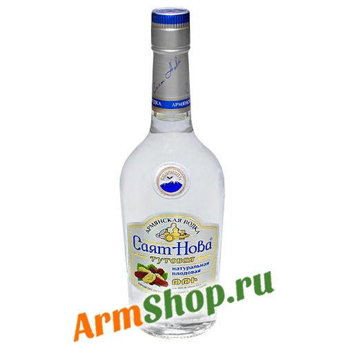 Тутовая Водка "Саят Нова" 0,5л 40% "САМКОН"