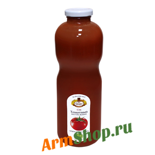 Томатный сок с солью прямого отжима 0,85 л ст. "te Gusto"