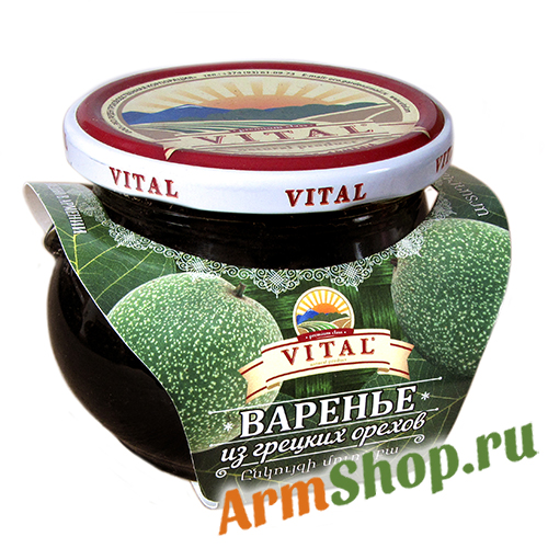 Варенье из Грецких орехов 430 гр "VITAL" 