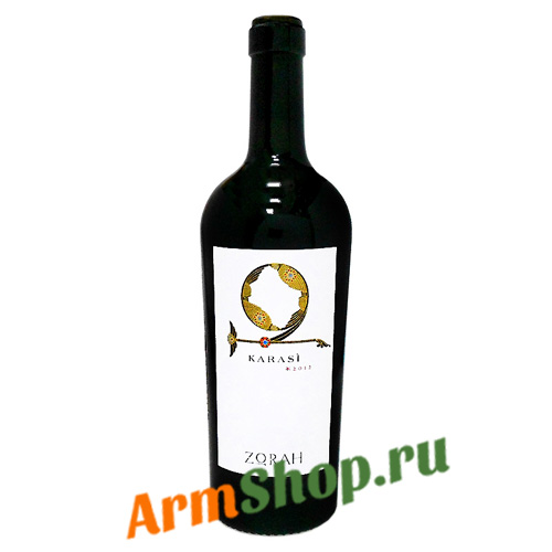 Вино Красное сухое ZORAH Кarasi 0,75 13% 2017 