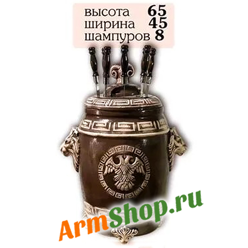 Тандыр Электрический  "Герб" 45 х 65 см
