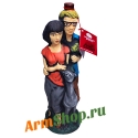 Вино Киндзмараули "Шурик и Нина" Красное полусладкое 2,0л 10,5-13% "Кварельский погреб"