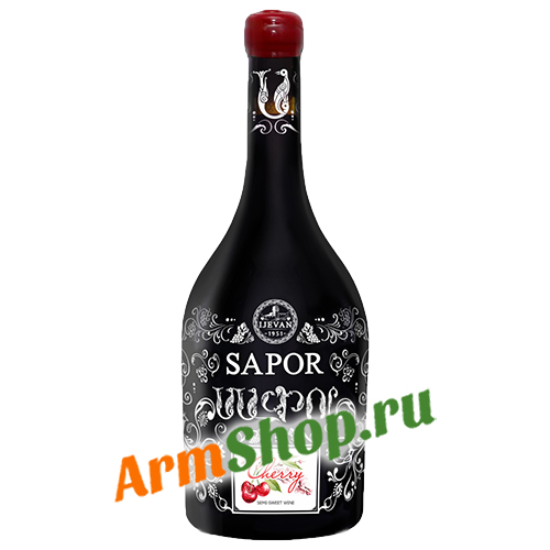 Вино Армянское "SAPOR" плодовое вишневое полусладкое 0,75 л 12% "Иджеванский ВКЗ"
