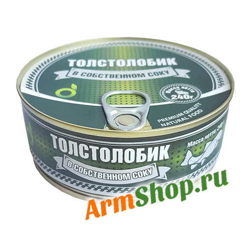Толстолобик натуральный в собственном соку 240 гр "ЭКО ФУД" 