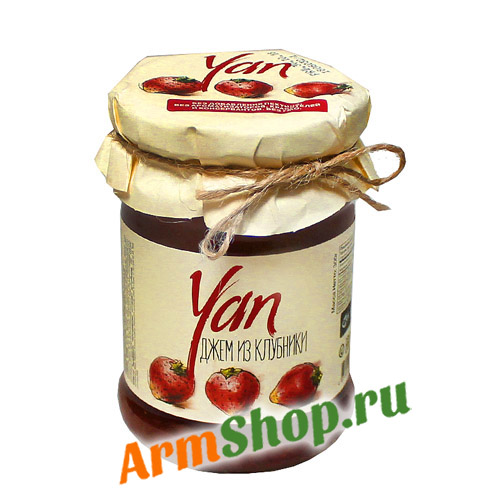Джем из Клубники "Yan" 300 гр "СИС Натурал"