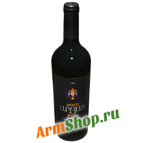 Вино Виноградное "Ариац" Рипассо Полу кахани Выдержанное Красное сухое 0,75л Резерв 13,5% 2014 "365 wines”