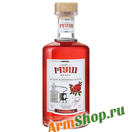 Водка армянская Гранатовая "Муш" 0,5 л 40% "ВИКАЛК"