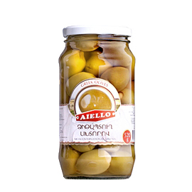 Оливки Aiello фаршированные чесноком 520гр