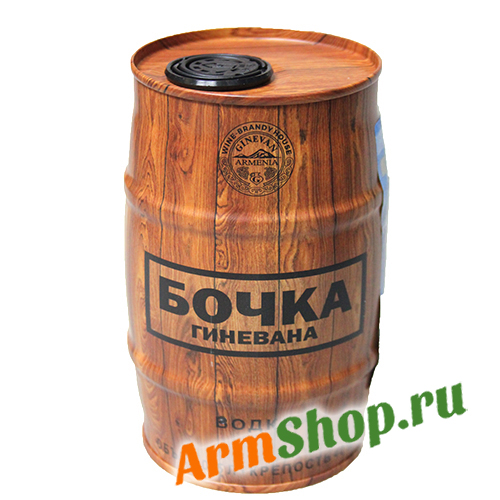 Пшеничная Водка "Бочка" Деревянная 0,5л 40% "Гиневан"