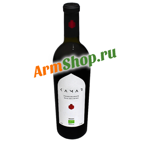 Армянское Органическое Вино "Камар" Гранатовое сухое 0,75л 11-12% "Прошянский КЗ"