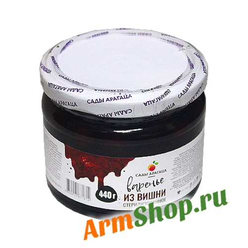 Варенье из Вишни "Сады Арагаца" 440 гр. ООО "ВВВ Груп"