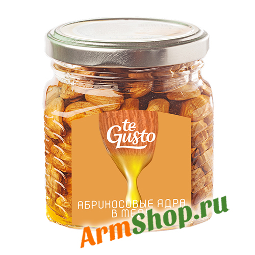 Абрикосовые ядра в меду 300 гр "te Gusto"