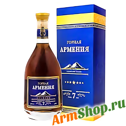 Коньяк ГОРНАЯ АРМЕНИЯ 7 лет выдержки 0,5л 40% в п/у, МАП