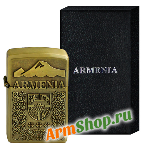 Зажигалка Герб Армении и Гора Арарат с газом п/у