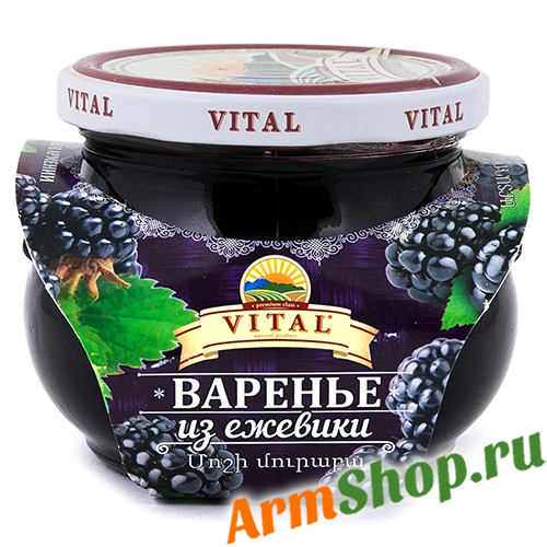 Варенье из Ежевики 430 гр "VITAL" 