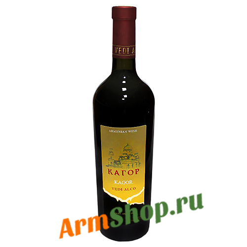 Вино "Кагор" Красное ликерное 0,75л 16% Веди-Алко