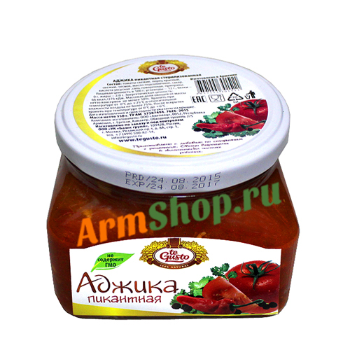 Аджика пикантная 350 гр te Gusto