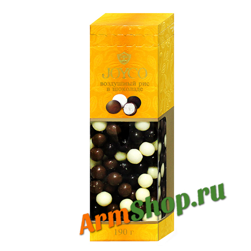Драже "Воздушный рис в шоколаде", JOYCO Grand Candy, 190 г.