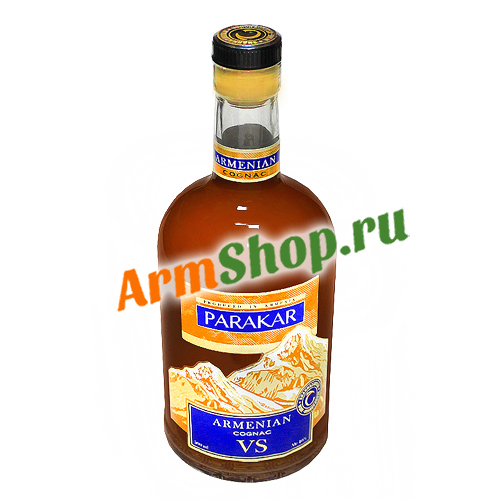 Армянский Коньяк Коллекция "Паракар" 0,5л 40% VS 3 года выдержки "Шахназарян ВКД"