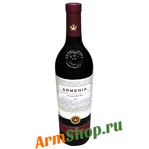 Вино "Армения" Красное Полусладкое 0,75л 12,5% 2010