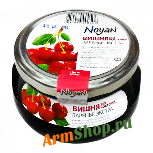 Варенье из Вишни 450 гр ООО "Ноян"