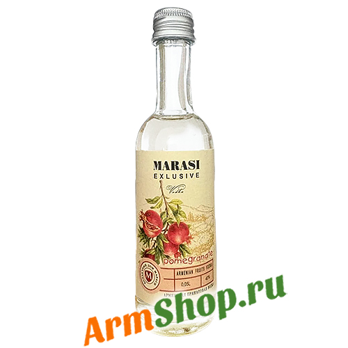 Армянская Водка Миниатюрная Гранатовая 0,05л 40% "Marasi"