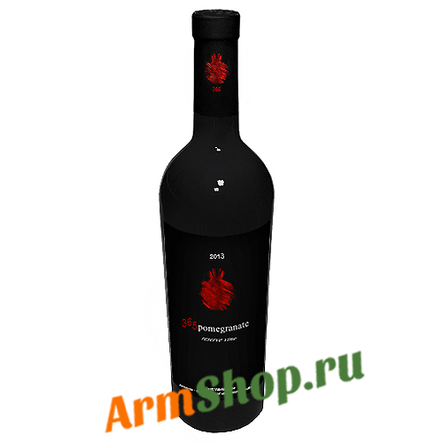 Вино Гранатовое полусладкое выдержанное 0,75л 13,5% “365 wines”