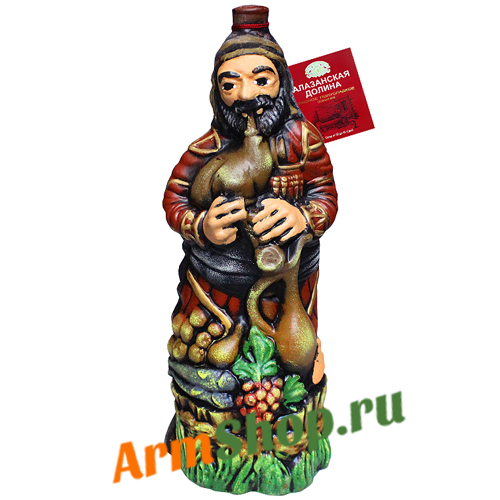Вино Алазанская Долина Красное полусладкое "Шарманщик" 10,5-13% 2,0л 2013 "Кварельский Погреб"