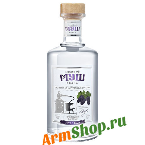 Водка армянская Тутовая "Муш" 0,5 л 40% "ВИКАЛК"