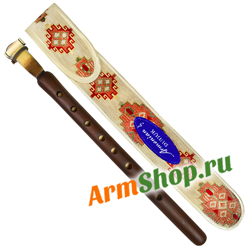 Дудук профессиональный резной в этно чехле