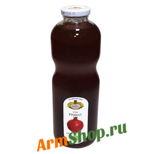 Гранатовый сок прямого отжима 0,85 л ст. "te Gusto"