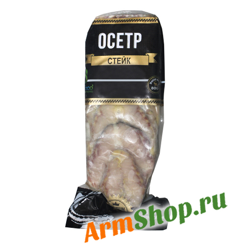 Стейк из Осетра свежемороженые 800 гр "ЭКО ФУД"