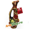 Грузинское сувенирное Вино Алазанская Долина "Виноградная лоза" Красное полусладкое 1,0 л 10,5-13% "Кварельский погреб"