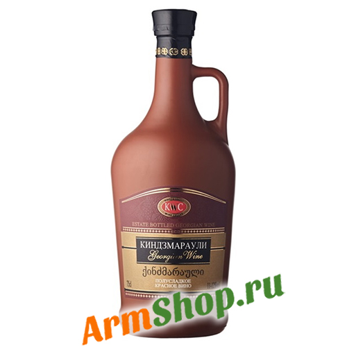 Вино сортовое полусладкое красное "Киндзмараули" 0,75л, 11-12% "Kindzmarauli LTD"
