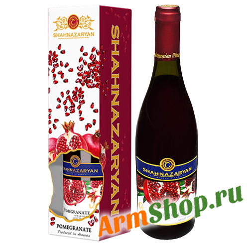 Гранатовое Армянское Вино Коллекция "ГАЯСОН" 0,75л 12,5% п/у "Шахназарян ВКД"