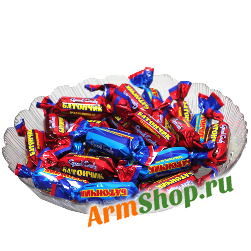 Конфетный микс "Батончики" в шоколаде "Grand Candy" 1,0 кг