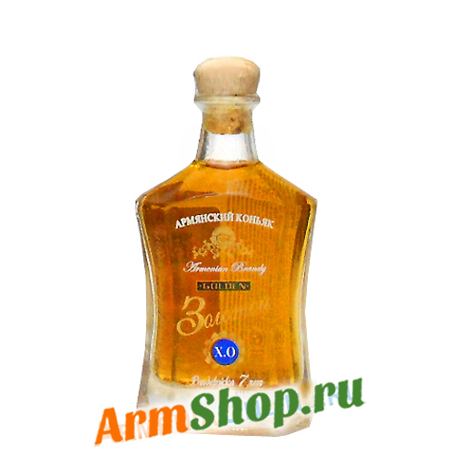 Коньяк Армянский Миньон "Золотой" 7 лет выдержки 0,05л 40% "МАП"