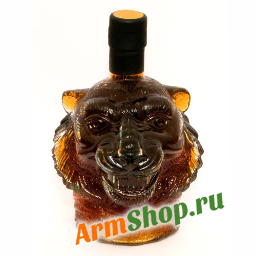 Коньяк Армянский сувенирный "Тигр" 0,5 л 40% 5 лет выдержки п/у "Иджеванский ВКЗ"